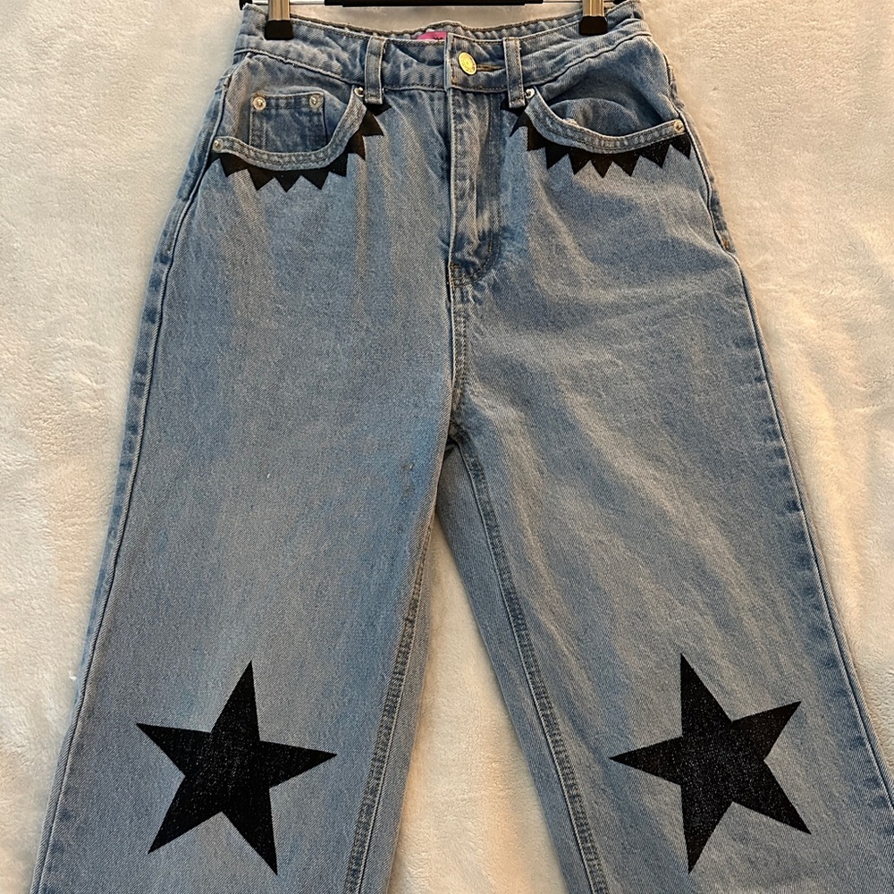 Edikted high waisted star jean